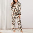thumbnail image 2 of Haiem Funny Chicken Pattern Women’s Long-sleeve Sleepwear,Sleepwear Set,2-piece Loungewear Set,Soft PJs Comfy Nightwear with Pockets-X-Large, 2 of 7