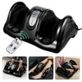 thumbnail image 1 of Gymax Rolling Foot Massager Shiatsu Foot Massage Machine w/ Remote Control Black, 1 of 9