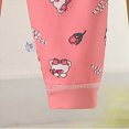 thumbnail image 3 of UAYOTSE Kids Thickened Thermal Pajama Set 6 12 18 24 Months 2T 3T 4T 5T 6T fit Pjs Soft Breathable Winter 2PCS Home Wear Size 3-4 Years, 3 of 6