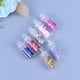 thumbnail image 4 of 7 frascos de vidrio transparente para crear tus propios deseos, rellenos de estrellas de colores para hacer joyas (rojo, dorado, plateado, rosa, zafiro, rosa y morado)., 4 of 7