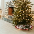 thumbnail image 3 of Nkmbld Christmas Tree Skirt Double-Layer Design, Luxury Velvet Tree Collar for Party Rustic Xmas Holiday Decorations Home, 3 of 8