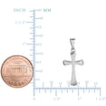 thumbnail image 2 of Sterling Silver Cross Pendant, 14 x 24 mm, 2 of 2
