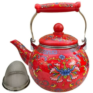 Cuisinart CTK-S17MR Aura 2-Quart Teakettle, Make 2-Quarts of Boiling Water  in this Classic Tea Kettle, Metallic Red