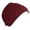 Red, variant on Unisex Cotton Sleep Cap Cancer Beanie Turban Hair Loss Chemo Hat Pleated