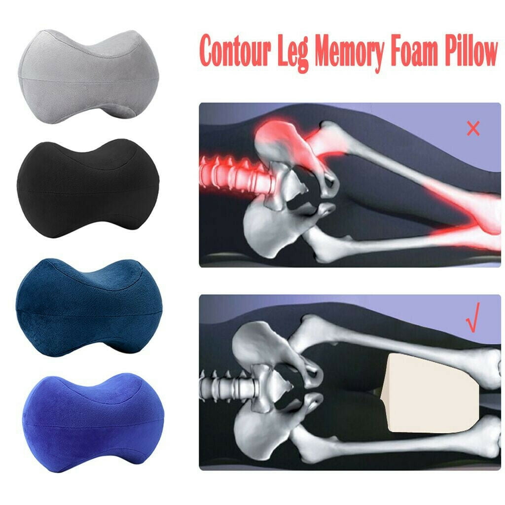 Orthopedic Memory Foam Knee Wedge Pillow Back Hip Joint Pain Relief