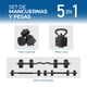 thumbnail image 2 of Mancuerna con Peso Ajustable Altera  AL-G15 C/ Discos de Cemento Intercambiables Mas Pesa Rusa 15Kg, 2 of 7
