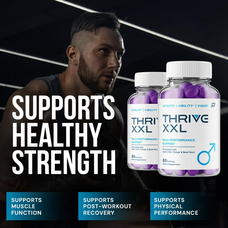 Thrive XXL Gummies for Men – ThriveXXL Gummy Natural Blend