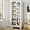 White, variant on Display Cabinet with Glass Doors, 61" Tall Metal Storage Cabinets with Lock, Curio Glass Display Cabinet with 3 Adjustable Shelves for Living Room, Kitchen, Wine, Home Office(White, 61" H)