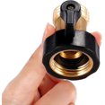 thumbnail image 2 of Water Hose Shut Off Valve, 2 Pack Heavy Duty 3/4 Inch Solid Brass Garden Hose, 2 of 5