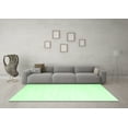 thumbnail image 3 of Ahgly Company Indoor Rectangle Solid Emerald Green Modern Area Rugs, 5' x 8', 3 of 4