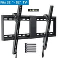 thumbnail image 1 of MountFTV Support Mural Inclinable Profil Bas pour TV 32-82 Pouces LED LCD OLED Écran Plat avec 600x400 Supporte jusqu'à 132lbs, 1 of 6