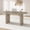 Gray, variant on QinaQin 63-Inch Deep, Large, Modern Farmhouse-Style Oval Dining Table Seats 6-8 People, Easy To Assemble, and Is Perfect for Living Rooms, Offices, Apartments, and Other Spaces