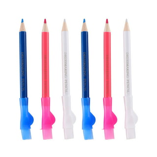 10Pcs/set Tailor Chalk Pencils with Brush For Dressmaker Sewing Fabric  Craft Pens 10 Pieces