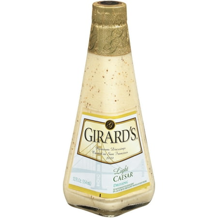 (3 Pack) Girard's Light Caesar Salad Dressing, 12 fl