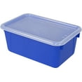 thumbnail image 5 of Storex Small Cubby locker Bin, with Cover, Classroom Colors Blue(6 units/pack), 5 of 6