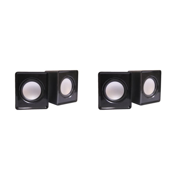 Altavoces de ordenador Seitruly Mini USB con Subwoofer de plástico color rojo/azul/negro