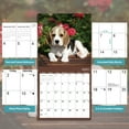 thumbnail image 4 of Calendario de Pared 2025-2026, Calendario de Pared Beagle, Abierto de 12" x 24", Organizador de Calendario Familiar con Imágenes Beagle, para Amantes de los Perros, 4 of 6