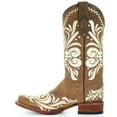 thumbnail image 6 of CORRAL Adult Female Circle G Tan Embroidery Sq. Toe Boots, Size: 10, Width: M (L5409-LD-M-10), 6 of 7