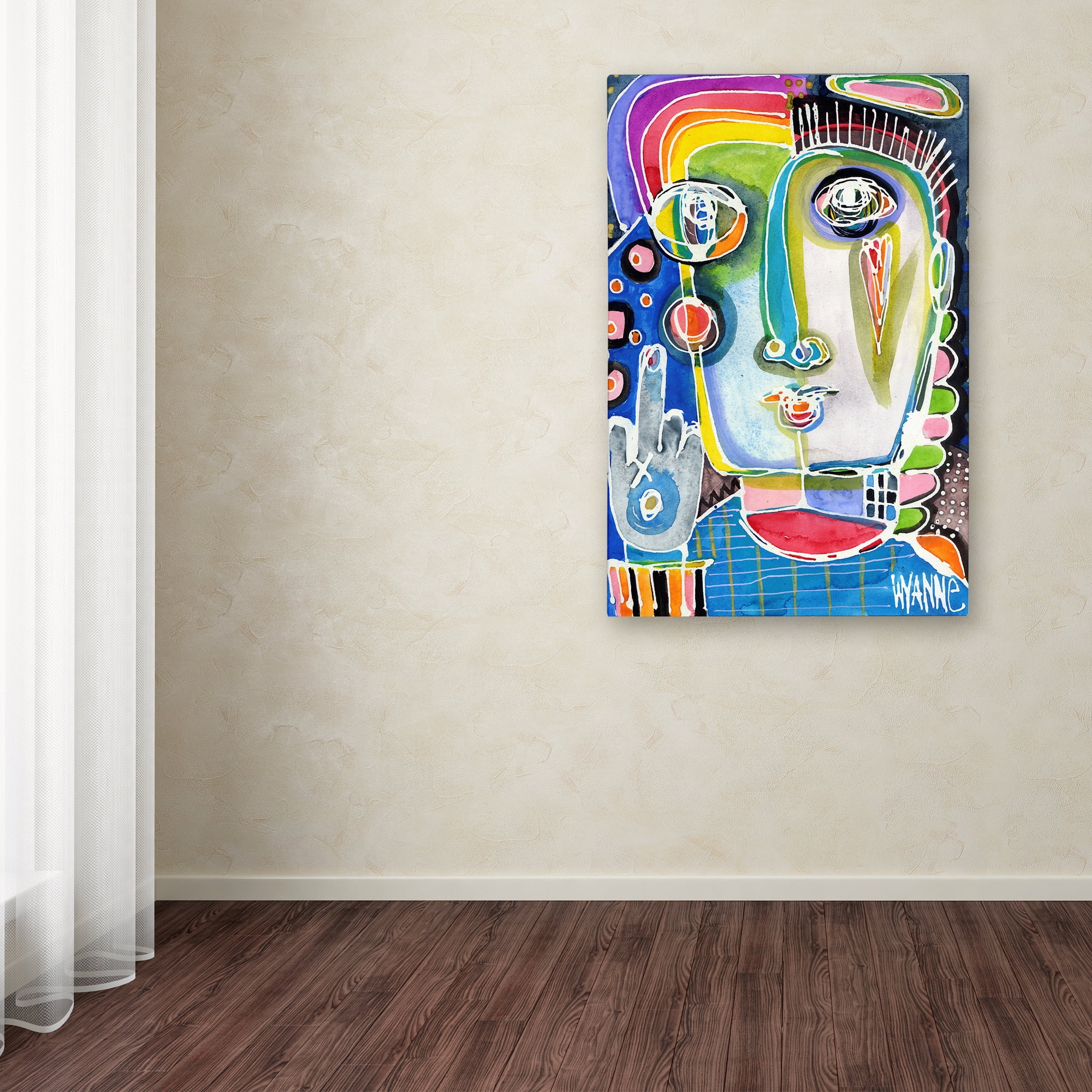 Wyanne 'Sometimes You Have To Say Forget This Stuff' Canvas Art