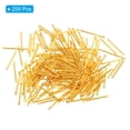 thumbnail image 3 of Uxcell Bar Links for Jewelry Making, 20mm/0.79" Stick Strip Earring Connectors 2 Hole, Golden 200Pack, 3 of 6
