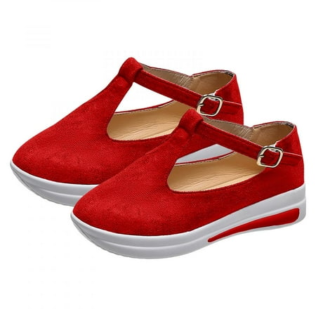

Homedles Sandals Women- Flat Open Toe Gift for women Casual Summer Comfortable Sandals for Women Red