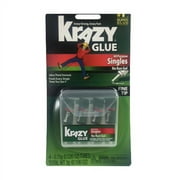 Elmers Krazy Instant Glue All Purpose Single Use Tubes - 4 Ea, 2 Pack