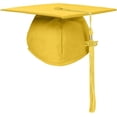 thumbnail image 5 of Misscom Matte Graduation Cap Gown Set with 2025 Tassel for High School and Bachelor Graduation dress robe ,gold,57(6'0" to 6'5" ), 5 of 5