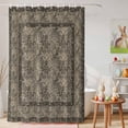 thumbnail image 6 of Shower Curtain Spring Flowers Shower Curtains for Bathroom Decor, Waterproof Polyester Shower Curtain Set with Hooks, Standard Size 72" x 72" Grey Vintage Floral Bird, 6 of 9