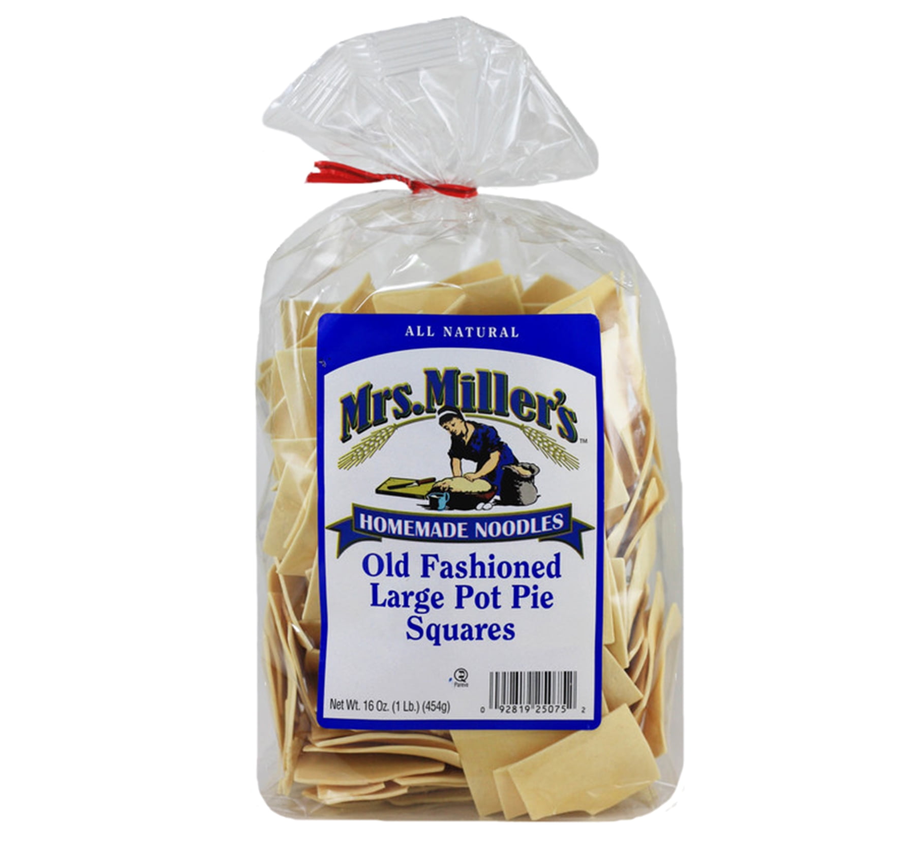 Mrs. Miller's Large 2" Pot Pie Squares 16 oz. (2 Bags) by Mrs. Miller's