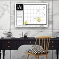 thumbnail image 2 of Ready2HangArt 'Monogram' Dry Erase Monthly Calendar on ArtPlexi (20" x 30") L - 20 in. H x 30 in. W, 2 of 5