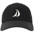 thumbnail image 1 of Embroidered SailBoat, Mainsail and Geneo Sailing Logo, Adjustable Baseball Cap-EM-0050-Black, 1 of 2