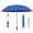 A, variant on Portable Camping Beach Chair Parasol Detachable Kit With Folding Clamp Fishing Outdoor Sun Umbrella Silver