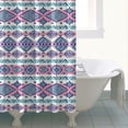thumbnail image 3 of Waterproof Bohemian Shower Curtain 72x72 Inch Boho Style Polyester Unique Shower Curtain for Bathroom Hotel Home Decor with 12 Plastic Hooks, 3 of 4