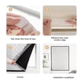 thumbnail image 6 of Thermal Insulated Window Curtain, Soundproof Windproof Window Blanket with Hook & Loop Tape, 3-Layer Thick Heat Cold Blocking Window Cover for Home Energy Saving Noise Reduction, 6 of 15