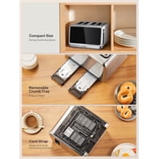 4 Slice Toaster, Touchscreen & Dual Independent Control Panel