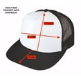 thumbnail image 2 of 4 Pack Flat Bill Blank 5 Panel Mesh Foam Trucker Baseball Hats Caps Wholesale Bulk, 2 of 15