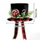 thumbnail image 3 of Estrella Negra con Lazo para La Copa Del Árbol de Navidad, Sombrero, Lazo para La Copa Del Árbol, Decoración para Árbol de Navidad, Estrella para La Copa Del Árbol, 3 of 6