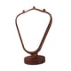 thumbnail image 5 of Expositor de collares, soporte para joyas, maniquí de collar con base de madera de moda para Blanco, 5 of 9