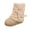 A-Beige, variant on Women Winter Boots Fur Lined Fashion Mid Calf Boots for Women Warm Fuzzy Boots Comfortable Womens Snow Boots Pull On Thick-Soled Boots