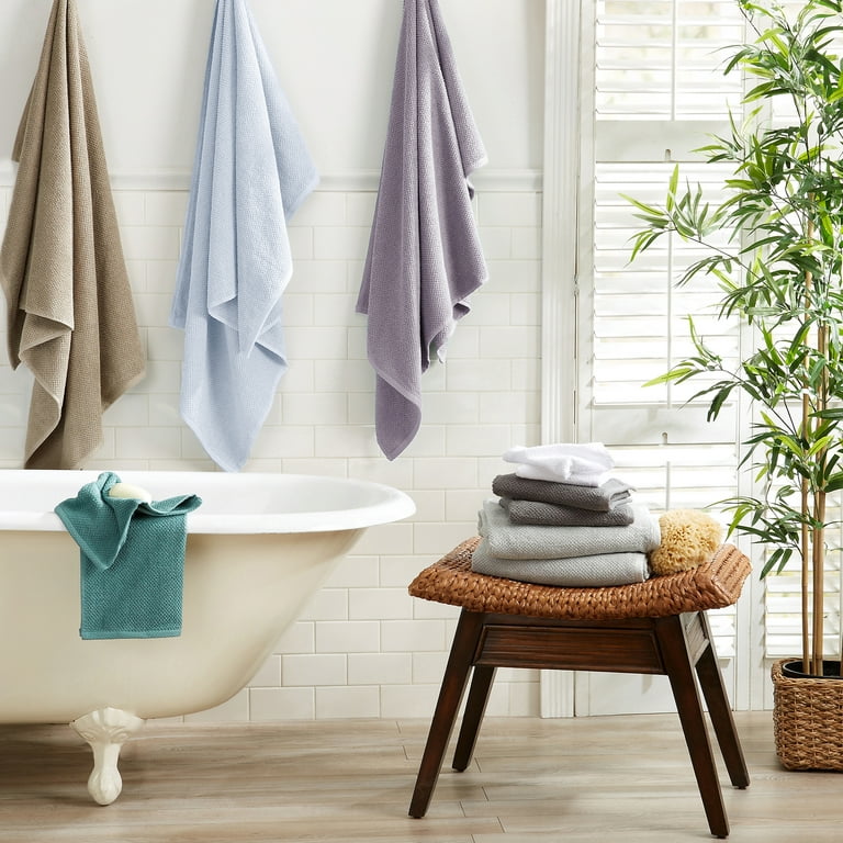 DKNY Quick Dry 6-Piece Bath Towel, Hand Towel & Washcloth Set in