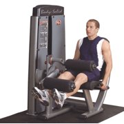 Body-Solid DLEC-SF Pro Dual Leg Extension & Curl Machine, Adjustable, White, for Leg Workout