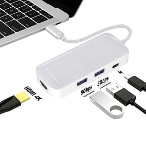 GSA Multifunctional USB Type-C to 4K HDMI   Two USB 3.0   Type-C PD Charging Ports Hub Adapter [video game]