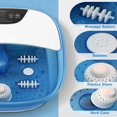 thumbnail image 3 of Foot Spa Bath Massager with Pedicure Grinding Stone, Heat, Bubbles & Vibration, Digital Temperature Control, 3 of 5