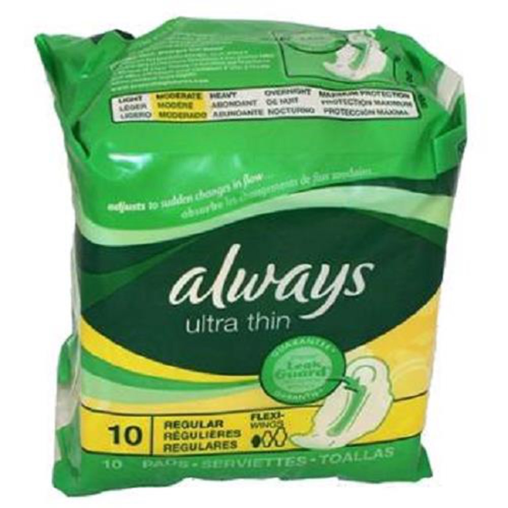 Product Of Always, Ultra Thin Regular Size, Count 1 Feminine Sanitary