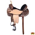 thumbnail image 4 of 14 Western Horse Saddle American Leather Flex Trail Barrel Tack Hilason, 4 of 8