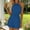 Blue, variant on Halter Romper for Women Tie Back Sleeveless Casual Summer Backless Jumpsuit Shorts with Pockets