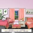 thumbnail image 3 of Pink  Tab Top  Sheer Sari Curtain / Drape / Panel   - 43W x 84L - Piece, 3 of 4