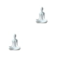 thumbnail image 4 of Bewildely Decoración de cerámica para chica de Yoga, simulación moderna de estilo Simple, Color sólido, elegante decoración de adorno para Type1 NO1, 4 of 6