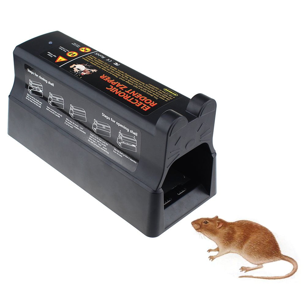 G·PEH Electric Rat Zapper with Door 2000V Shock Rat Killer Effective Mouse  Traps Indoor for Home Office, Let The Mice Not Escape 