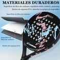 thumbnail image 3 of CAMEWIN Raqueta de Pádel con Funda de Pádel Profesional con Superficie de Fibra de Carbono y Núcleo de Espuma Flexible de Memoria EVA para Principiantes con Cubierta, 3 of 8